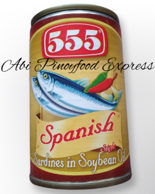 555 SPANISH SARDINES IN SOYBEAN OIL