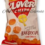 LESLIES CLOVER CHIPS BARBECUE CORN SNACKS