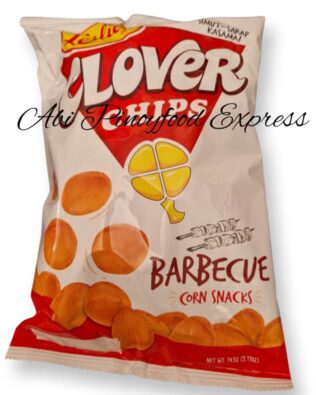 LESLIES CLOVER CHIPS BARBECUE CORN SNACKS