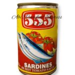 555 SARDINES IN HOT TOMATO SAUCE