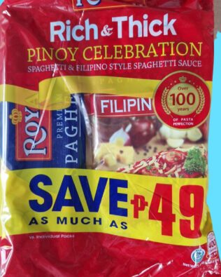 ROYAL FILIPINO SPAGHETTI WITH NOODLES