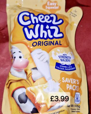 CHEEZ WHIZ ORIGINAL 105G