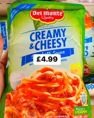 DEL MONTE CREAMY AND CHEESY FILIPINO SPAGHETTI SAUCE
